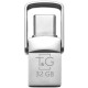 Флеш пам'ять T&G 104 32GB Metal Series USB/Type-C Silver (TG104TC-32G) - Фото 1