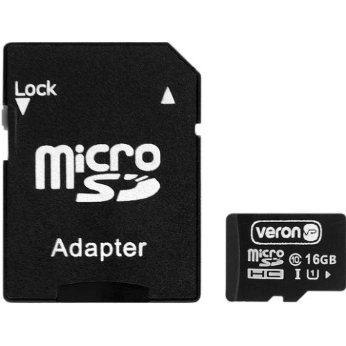 Карта пам'яті Veron microSDHC 16GB UHS-I + SD-адаптер
