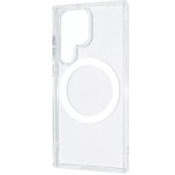 Чехол WAVE Clear Case (PC+TPU) with Magnetic Ring для Samsung S24 Ultra S928 Прозрачный