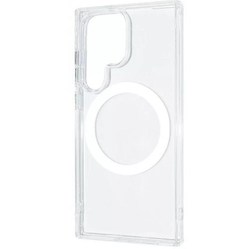 Чохол WAVE Clear Case (PC+TPU) with Magnetic Ring для Samsung S24 Ultra S928 Прозорий