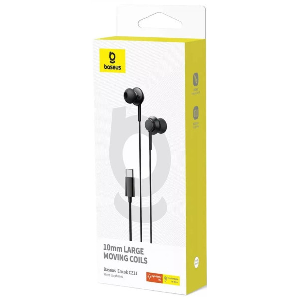 Навушники Baseus Encok CZ11 Type-C Black (A00164300113-Z1)