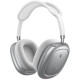 Bluetooth-гарнитура Hoco W68 Calma SIlver - Фото 2