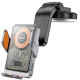 Автомобільний тримач Hoco HW8 Transparent Discovery Edition wireless fast charging Metal Gray - Фото 1