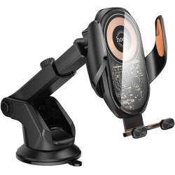Автомобильный держатель Hoco HW34 wireless fast charging Black