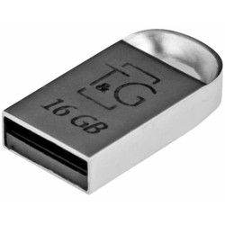 Флеш память T&G Short 107 16GB Metal Silver (TG107-16G)