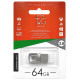 Флеш пам'ять T&G 104 64GB Metal Series USB 3.0/Type-C Silver (TG104TC-64G3) - Фото 2