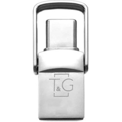 Флеш память T&G 104 32GB Metal Series USB 3.0/Type-C Silver (TG104TC-32G3)