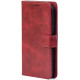 Чехол-книжка Crazy Horse Clasic для Xiaomi Redmi Note 15 Pro 4G Red Wine (Front) - Фото 1