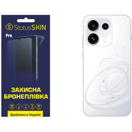 Полиуретановая пленка StatusSKIN Pro на экран Oppo Reno16 Pro Глянцева