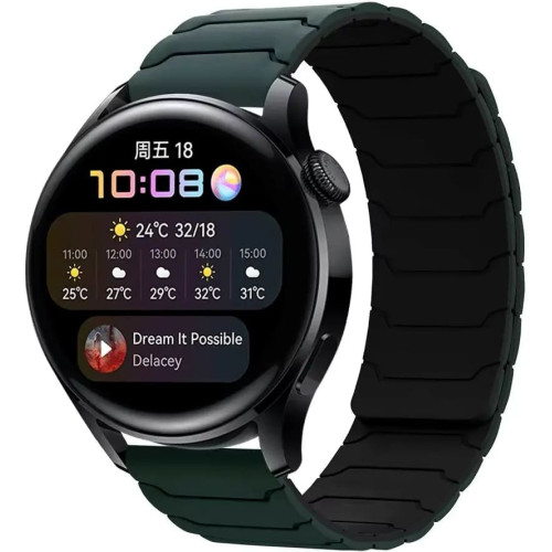 Ремешок Armor Magnetic Band 20 mm Универсальный Dark Green/Black