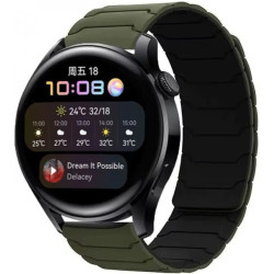 Ремінець Armor Magnetic Band 20 mm Універсальний Army Green/Black