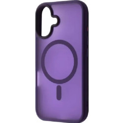 Чохол WAVE Matte Insane Case with Magnetic Ring для iPhone 16 Deep Purple