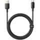 Кабель Baseus Silky Series USB to Type-C 100W 2m Black (P10377703113-01) - Фото 3