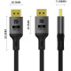 Кабель ColorWay DisplayPort-DisplayPort V1.4 (M/M) 1.5m Black (CW-CBDP093-BK) - Фото 3