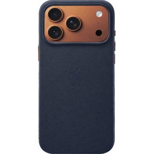 Чохол Leather Case with MagSafe для iPhone 17 Pro Blue