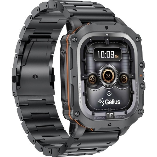 Смарт-годинник Gelius Tactical Heavy GP-SW016 Black Chrome