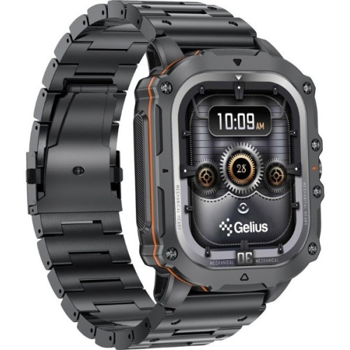 Смарт-часы Gelius Tactical Heavy GP-SW016 Black Chrome