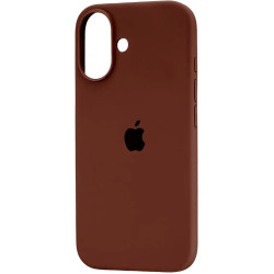 Чехол Silicone Case для iPhone 16 New Brown