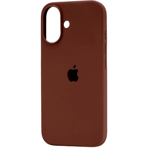 Чехол Silicone Case для iPhone 16 New Brown
