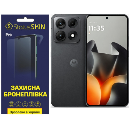 Полиуретановая пленка StatusSKIN Pro на экран Motorola Edge 70 Max Матовая