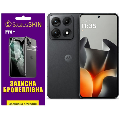 Полиуретановая пленка StatusSKIN Pro+ на экран Motorola Edge 70 Max Глянцевая