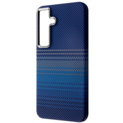 Чехол WAVE Gleam Case with Magnetic Ring для Samsung S25 S931 Blue Stripes