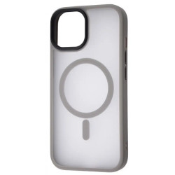 Чохол WAVE Matte Insane with Magnetic Ring для iPhone 15 Pro Gray