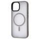 Чохол WAVE Matte Insane with Magnetic Ring для iPhone 15 Pro Gray - Фото 1