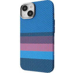 Чехол Proove Gleam Case with Magnetic Ring для iPhone 14 Blue Borders (PCGCIP140063)