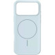 Чохол Silicone Case Thin Circle with MagSafe для iPhone 17 Pro Max New Sky Blue