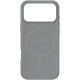 Чохол Silicone Case Thin Circle with MagSafe для iPhone 17 Pro Max Charcoal Grey Black