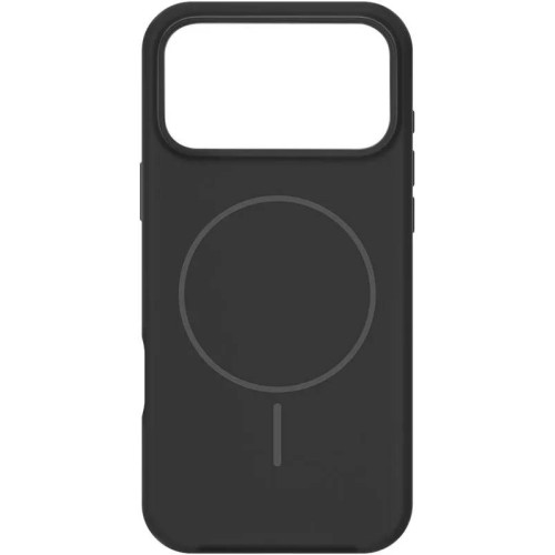 Чехол Silicone Case Thin Circle with MagSafe для iPhone 17 Pro Black