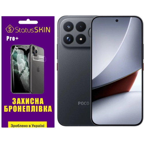 Полиуретановая пленка StatusSKIN Pro+ на экран Xiaomi Poco F9 Pro Ultra Матовая