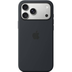 Чохол Silicone Case Thin Circle with MagSafe для iPhone 17 Pro Max Black