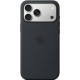 Чохол Silicone Case Thin Circle with MagSafe для iPhone 17 Pro Max Black