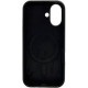 Чохол Silicone Case Thin Circle with MagSafe для iPhone 17 Black - Фото 2