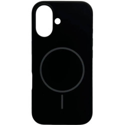 Чехол Silicone Case Thin Circle with MagSafe для iPhone 17 Black