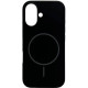Чохол Silicone Case Thin Circle with MagSafe для iPhone 17 Black - Фото 1