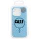 Чохол Silicone Case Thin Circle with MagSafe для iPhone 15 Pro Max Sapphire Blue - Фото 2