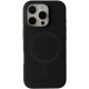Чохол Silicone Case Thin Circle with MagSafe для iPhone 15 Pro Max Charcoal Grey Black