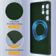 Чохол Silicone Case with MagSafe для Samsung S25 Ultra S938 Black - Фото 4