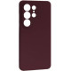 Чохол Silicone Case with MagSafe для Samsung S26 Ultra S948 Marsala