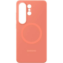 Чохол Silicone Case with MagSafe для Samsung S26 Ultra S948 Orange