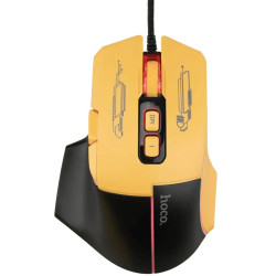 Мишка Hoco GM31 Overlord Luminous Black Yellow