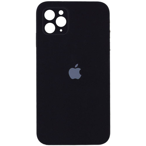 Чехол Silicone Case Square Protected Camera для iPhone 11 Pro Black