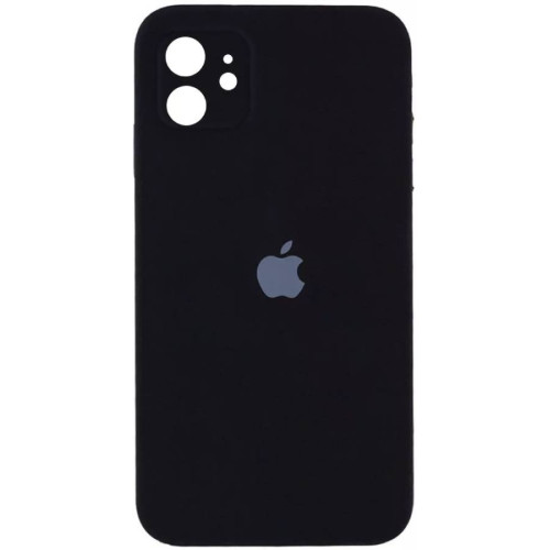 Чехол Silicone Case Square Protected Camera для iPhone 11 Black