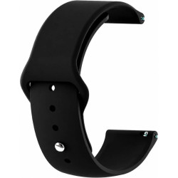 Ремінець Silicone Band 22 mm Універсальний Black