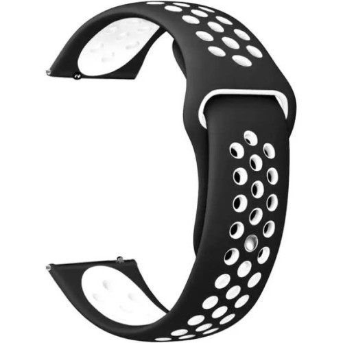 Ремінець Sport Nike 20 mm Універсальний Black/White