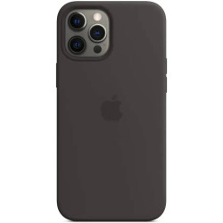 Чохол Silicone with MagSafe для iPhone 12 Black