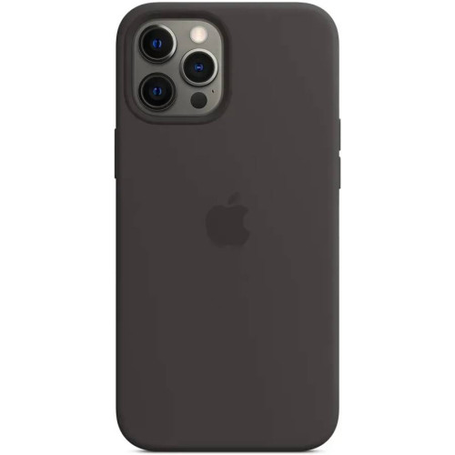 Чохол Silicone with MagSafe для iPhone 12 Black